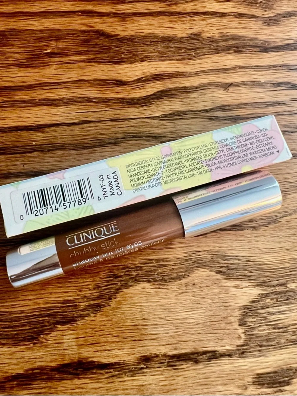 Clinique Chubby Stick Shadow Tint For Eyes 03 Fuller Fudge Discontinued NIB, NWT